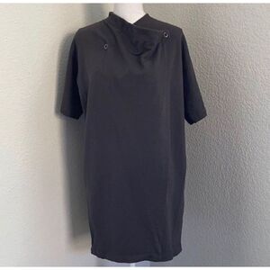 J. Jill Pure Jill Short Sleeve Long Gray Wrap Tunic Size Small
